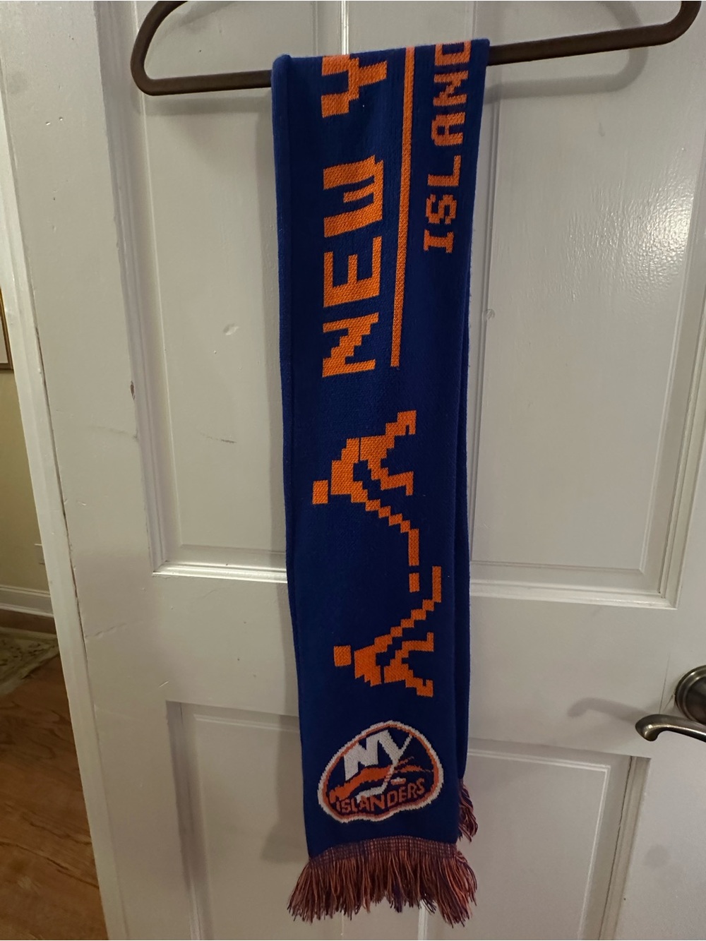 New York Islanders Knit Scarf - Blue and Orange